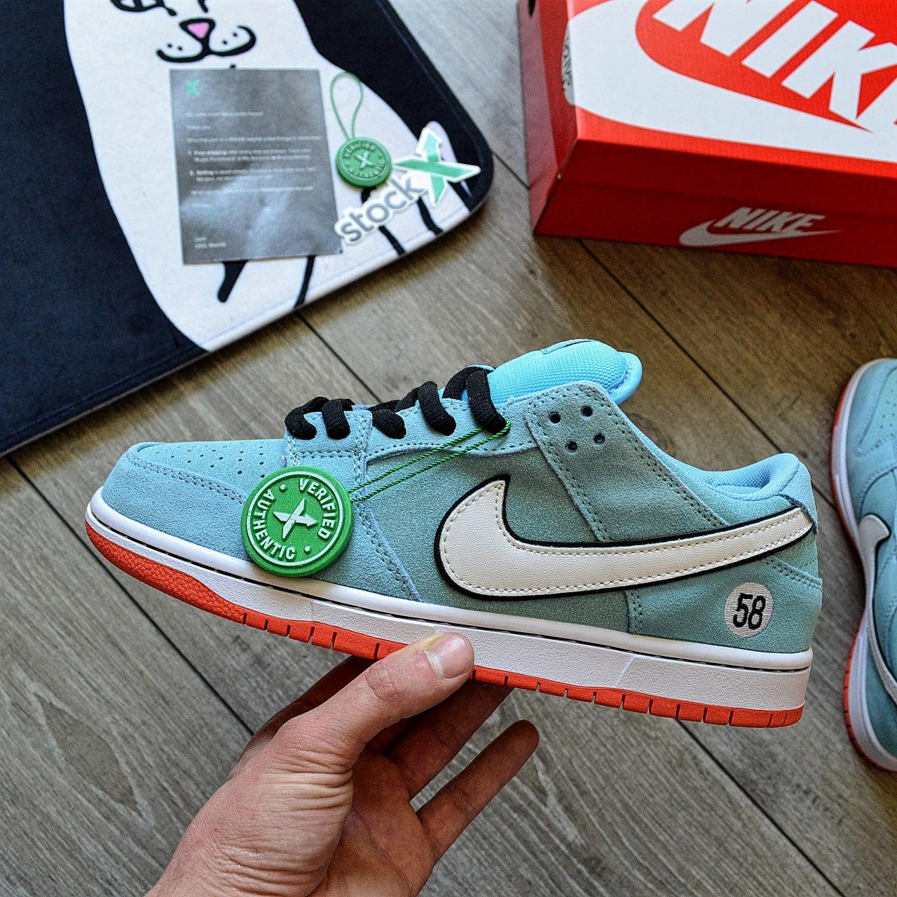 Чоловічі кросівки Nike Concepts Dunk Low Pro SB Purple Lobster (Фіолетові) Найк СБ Данк повсякденні шкіра нубук текстиль демісезон
