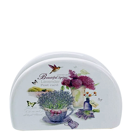 3662-6 Підставка для серветок керамічна Прованс розмір 9-7см