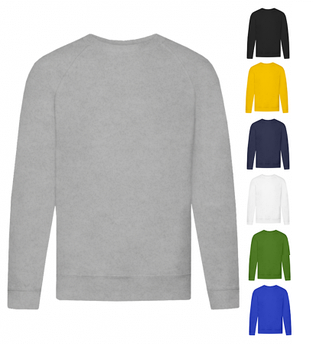 Світшот реглан для друку однотонний чоловічий