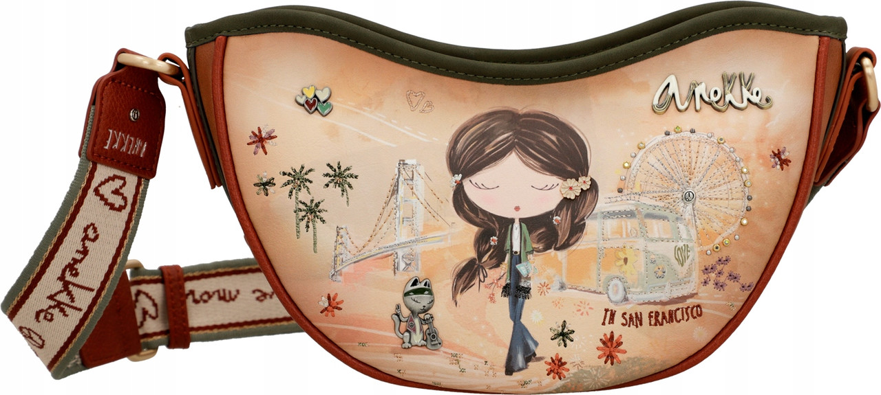 Сумка Anekke Peace&Love Hollywood напівкругла A515