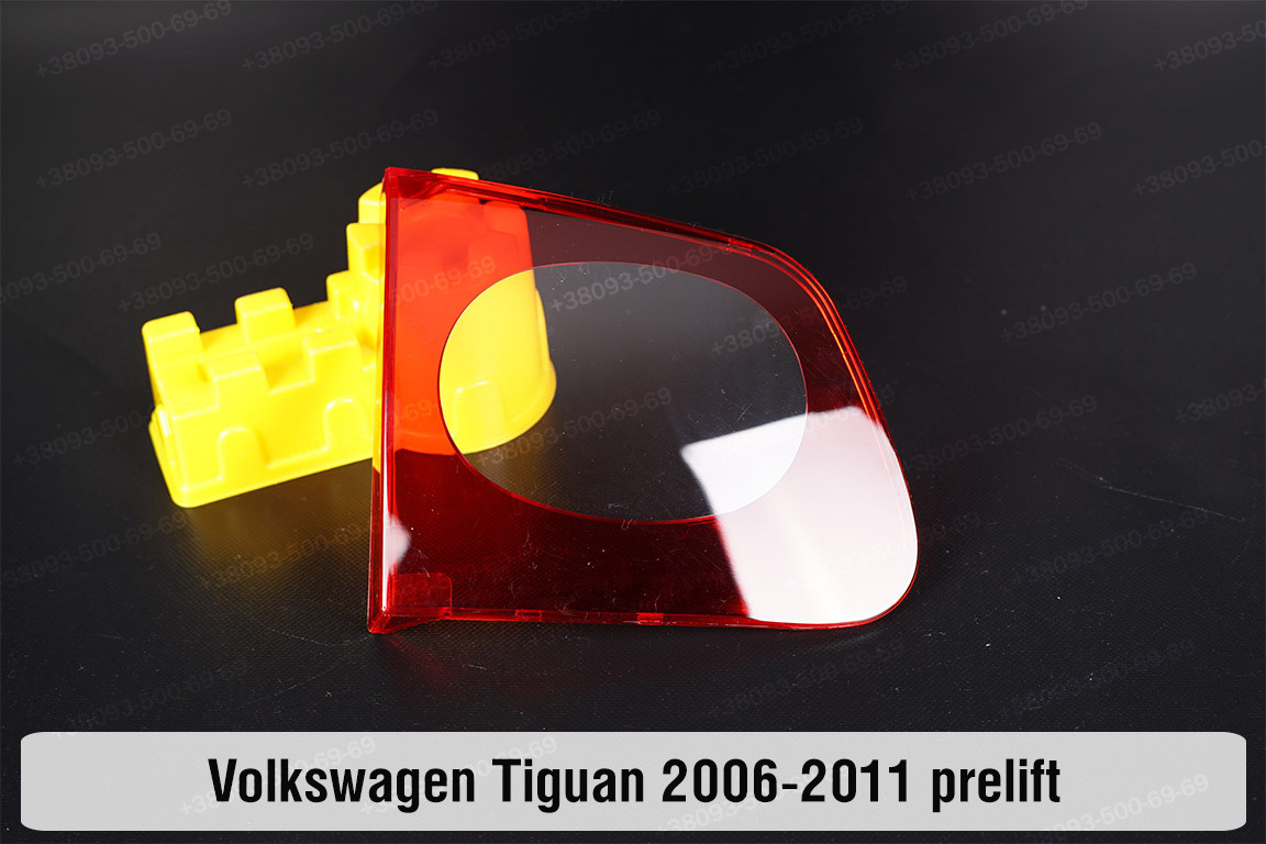 Скло заднього ліхтаря внутрішнє в кришці багажника VW Volkswagen Tiguan (2006-2011) дорест ліве, фото 1