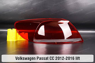 Скло заднього ліхтаря зовнішнє в крилі VW Volkswagen Passat CC (2012-2016) рест ліве