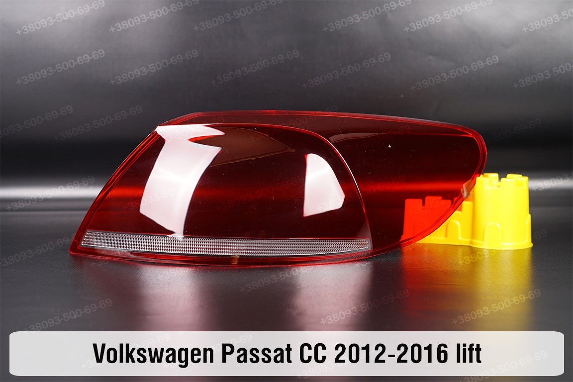 Скло заднього ліхтаря зовнішнє в крилі VW Volkswagen Passat CC (2012-2016) рест праве, фото 1