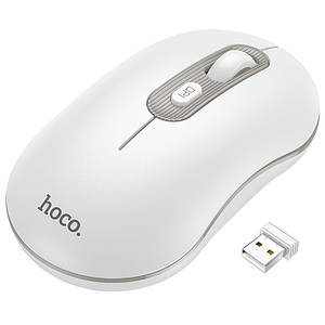Миша Hoco GM21 Platinum White Gray