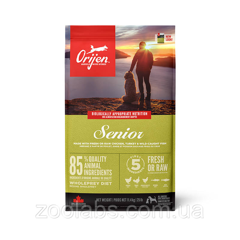 Orijen Senior | Оріджен для літніх собак 11,4 кг