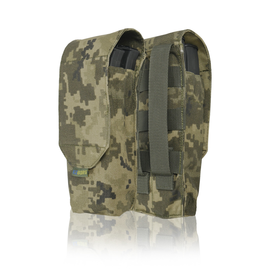 Тактичний підсумок під 2 магазина KIBORG GU Double Mag Pouch Pixel
