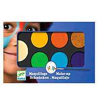 Djeco Грим для обличчя, палітра 6 кольорів "Природа"