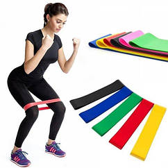 Спортивна гумка для ніг Fit Simplify, Еспандер стрічкова гумка для фітнесу, Еспандер NV-258 гумка