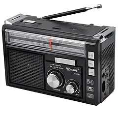 Портативный радиоприемник 3в1, с фонариком и МР3-плеером, USB, FM/SW/AM, GOLON RX-382