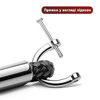 Брелок для ключів авто Peugeot з якісної плетеної еко-шкіри з лого Пежо 29196, фото 8