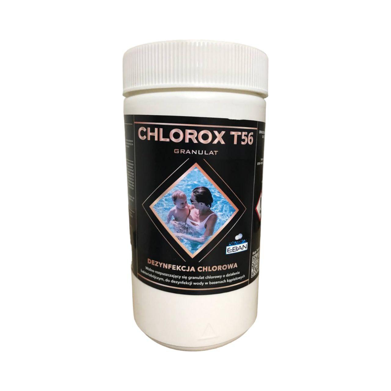 Гранули хлору CHLOROX T56 для басейну 1кг ( ШОК ХЛОР )