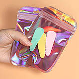 Сувенірний, ювелірний, подарунковий  пакет, паковання "Голограма"  10x15 см на ZIP LOCK, лазерне різання. 50 шт, фото 3