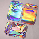 Сувенірний, ювелірний, подарунковий  пакет, паковання "Голограма"  10x15 см на ZIP LOCK, лазерне різання. 50 шт, фото 5