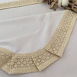 Крижма "Аріна" інтерлок 75*100 см Betis Молочный с золотым, фото 3