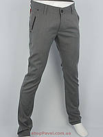 Стильні чоловічі брючні джинси Cen-cor CNC-3021 сірого кольору
