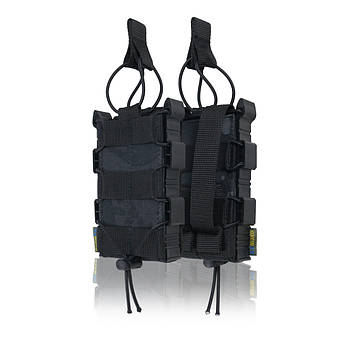 Жорсткий посилений тактичний підсумок Kiborg GU Single Mag Pouch Dark Multicam