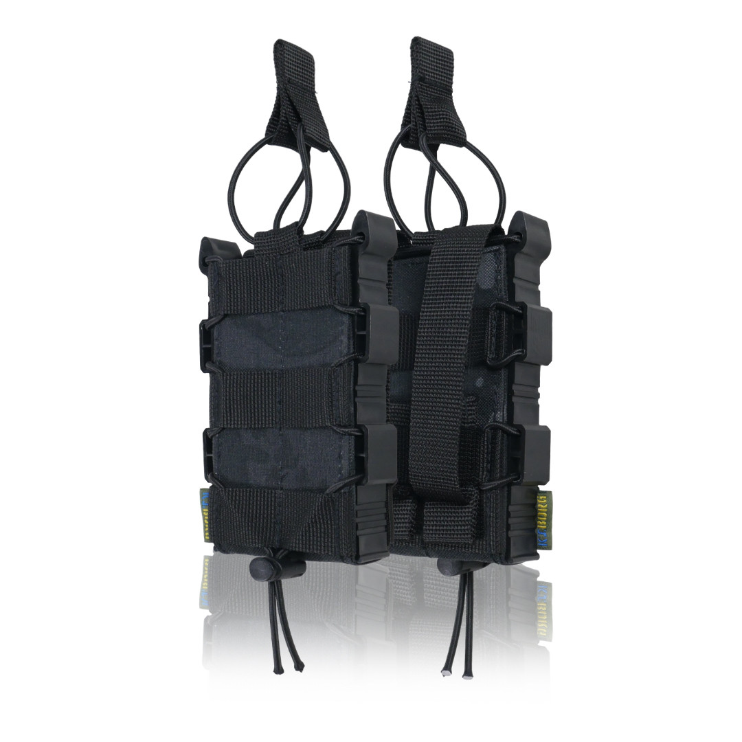 Жорсткий посилений тактичний підсумок Kiborg GU Single Mag Pouch Dark Multicam