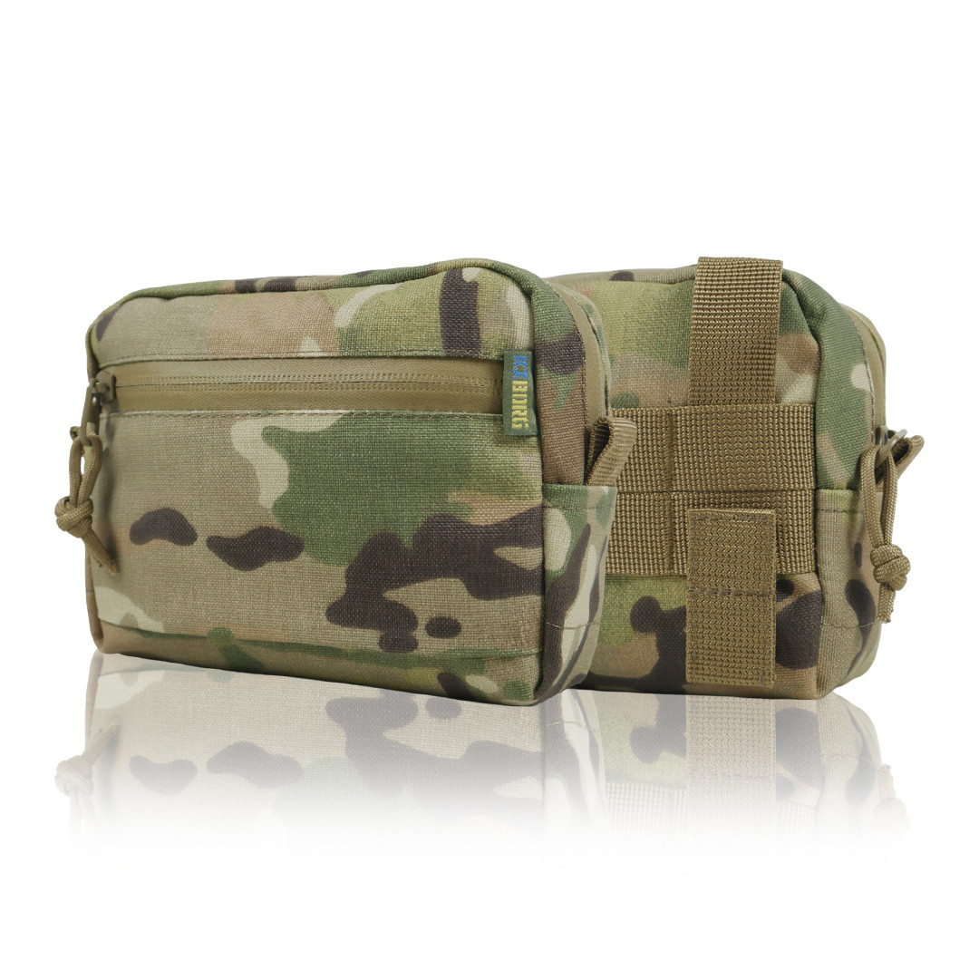 Підсумок утилітарний KIBORG, камуфляж Мультикам, міцний матеріал Cordura 1000D, фото 1