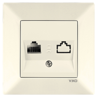 Розетка комп'ютерна Viko Meridian крем
