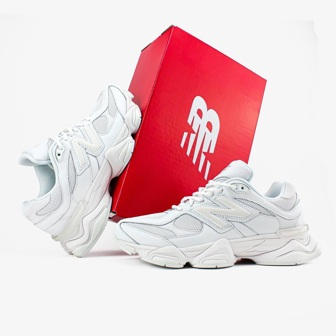 Кросівки чоловічі білі New Balance 9060 Triple White (16796)