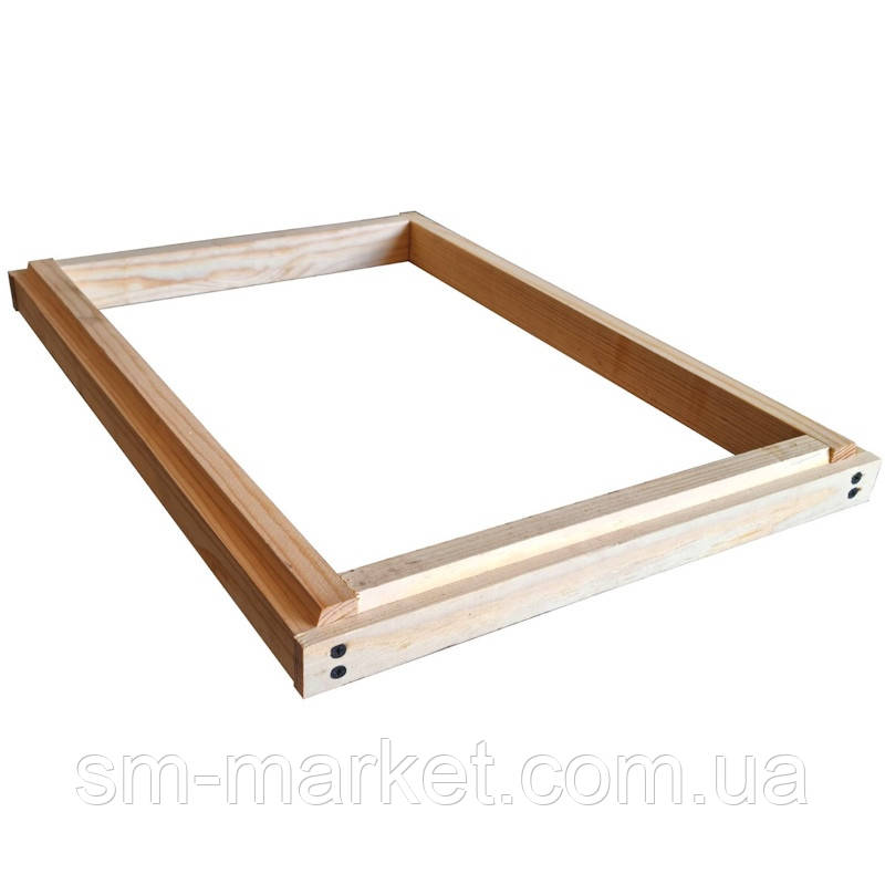 Перехід фальцевий дерев'яний на пластикове дно пилозбірника 8-ти рамкового вулика.