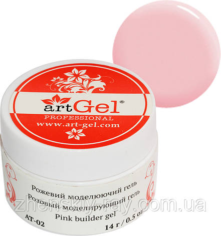 "Art Gel" Гель моделювальний рожевий, фото 1