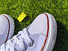 СКИДКА 41 р Білі кеди жіночі чоловічі конверси converse літні тканинні текстильні, фото 8