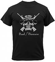 Футболка Rothco T-Shirt - Black / Bad To The Boonie  