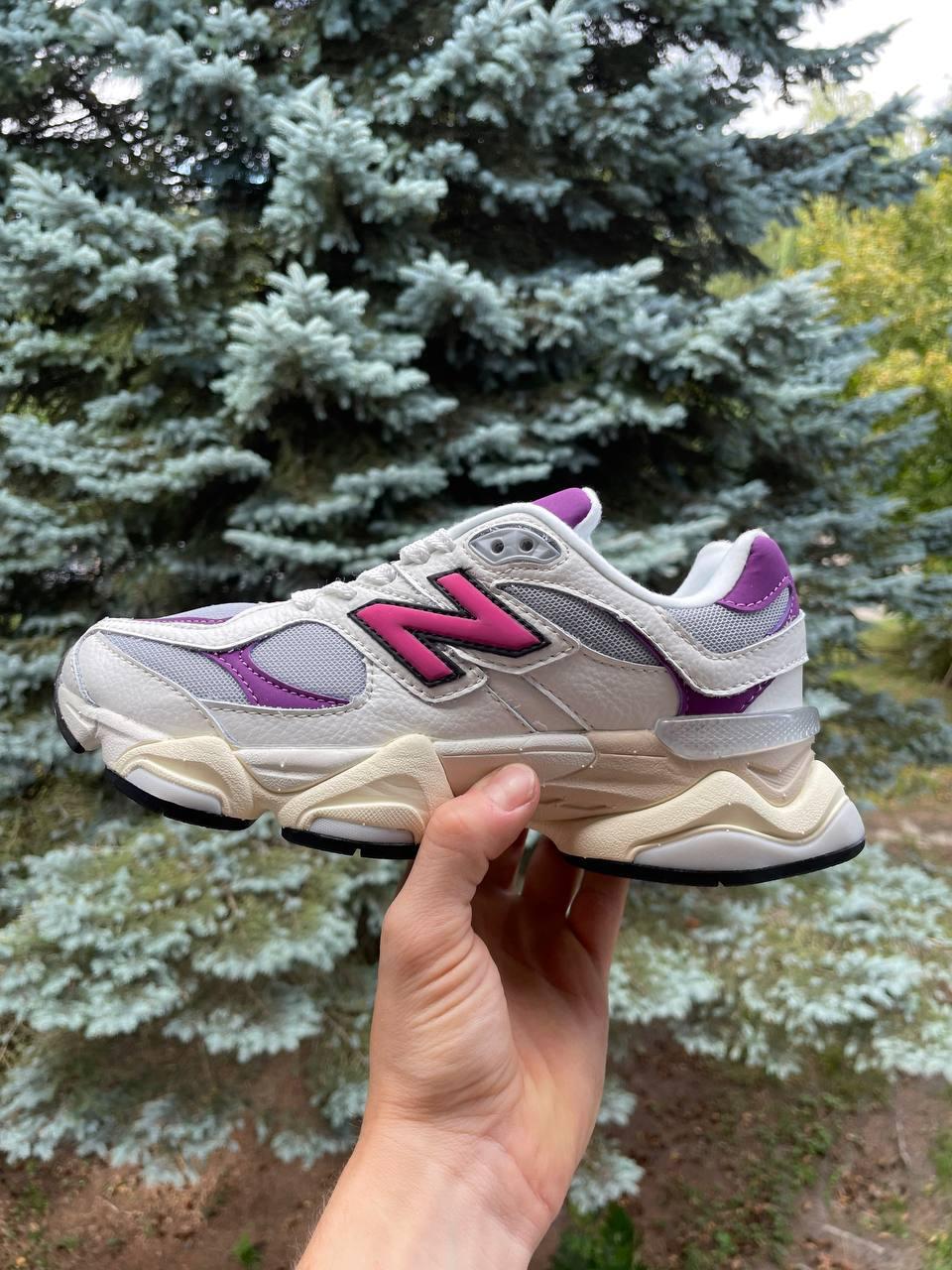 Кросівки чоловічі білі New Balance 9060 MAGENTA White Grey Purple (17292)