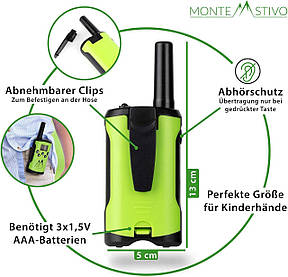 Комплект рацій Monte Stivo® Agent для дітей з компасом, Amazon, Німеччина, фото 2