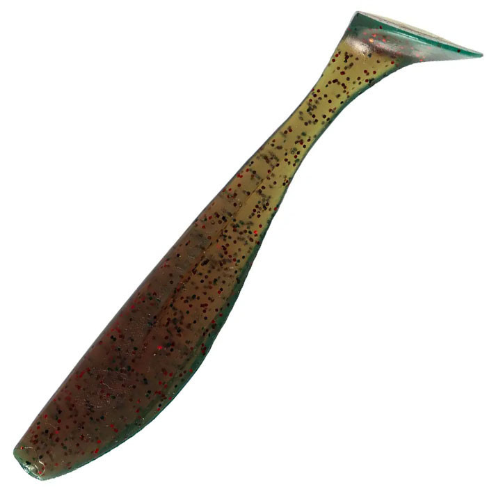 Силіконова приманка Fishup Wizzle Shad 2" (10pcs.), #019 - Motor Oil/Red,10009214, фото 1