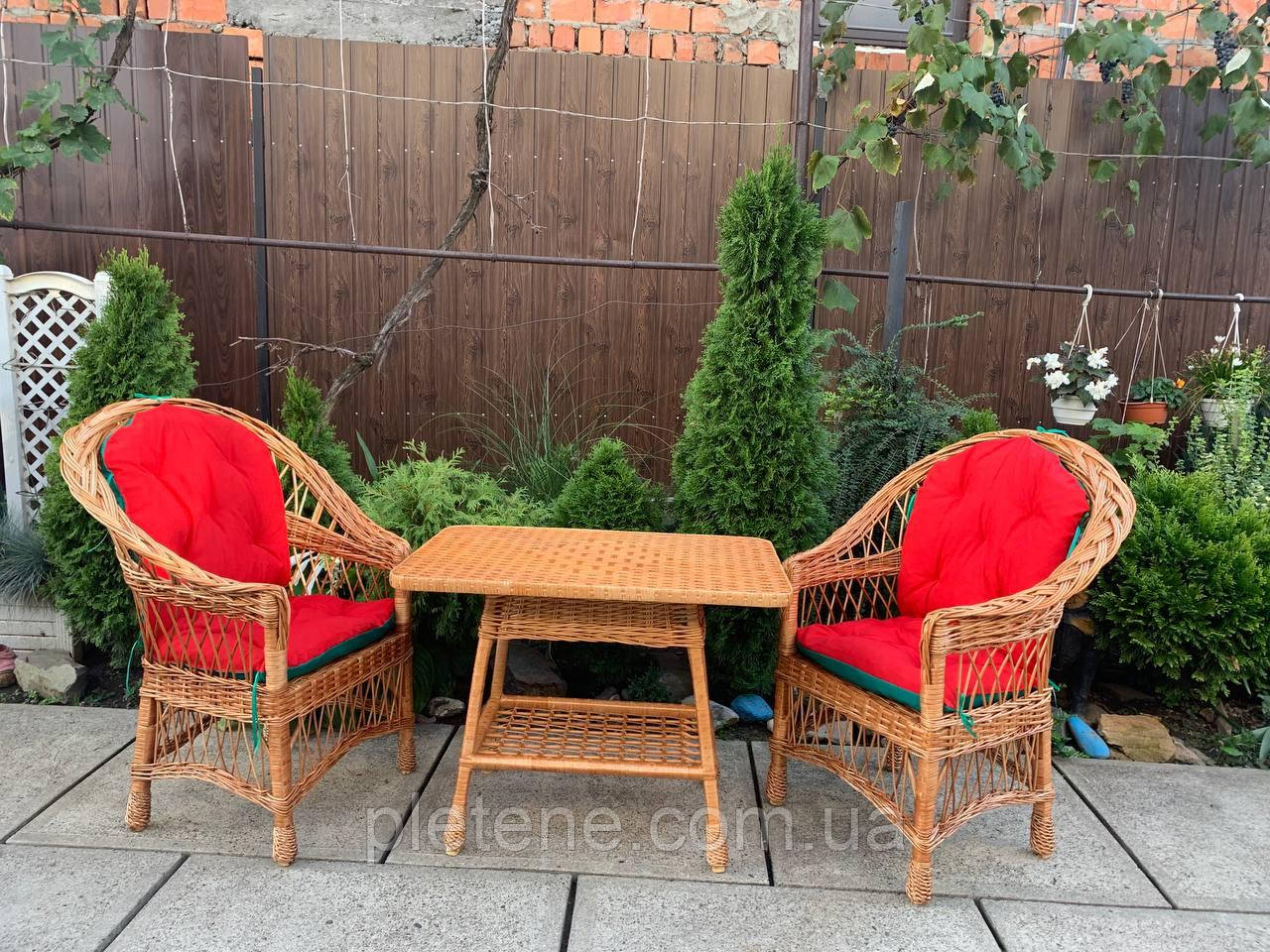 Набір з лози з накидками, фото 1