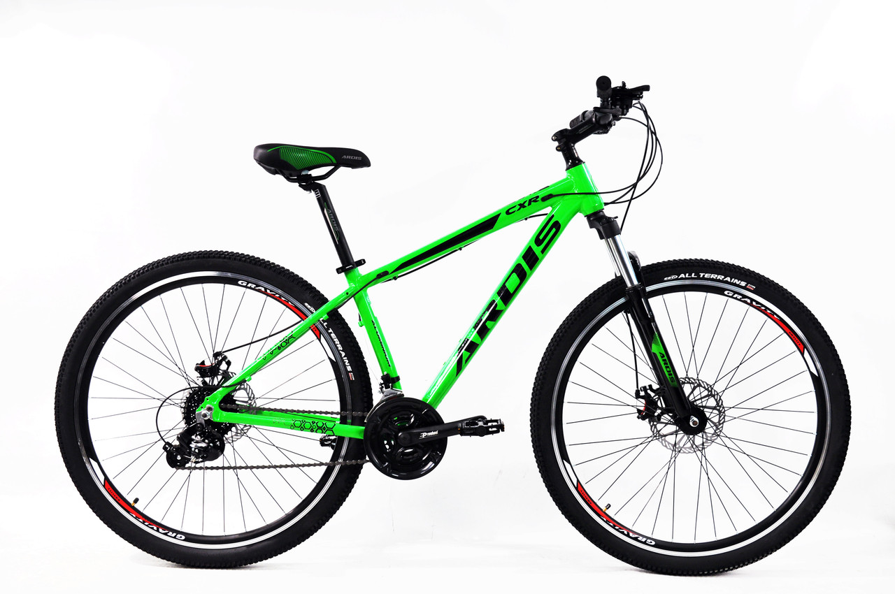 Велосипед гірський спортивний Ardis Mtb Al CXR 29" на зріст 150-185 см салатовий