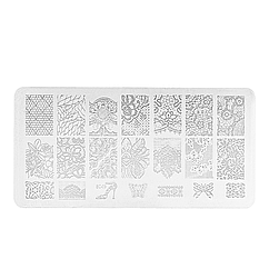 Трафарет диск для стемпінга нігтів "Мереживний візерунок" (CST-09)