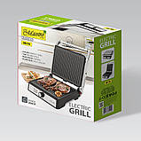 Електрогриль притискний Maestro MR-719 Електрогриль контактний для дому 2000W Гриль контактний рифлений, фото 5