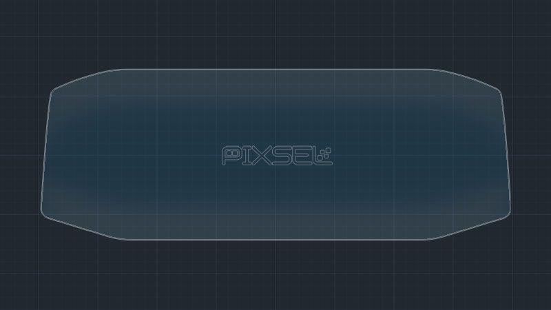 Захисне гібридне скло на приладову панель 9.9" 9H SEAT ATEKA 2020 -