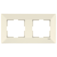 Рамка 2-тя горизонтальна Viko Meridian крем