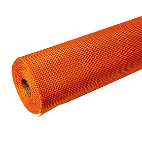 Скловолоконна сітка 160 г/м2 жовтогаряча 1 м х 50 м штукатурна WORKS