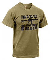 Rothco Military Printed T-Shirt - Coyote / This Is My Rifle 