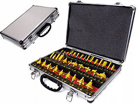 Набор фрез по дереву 35 шт Silver S00026