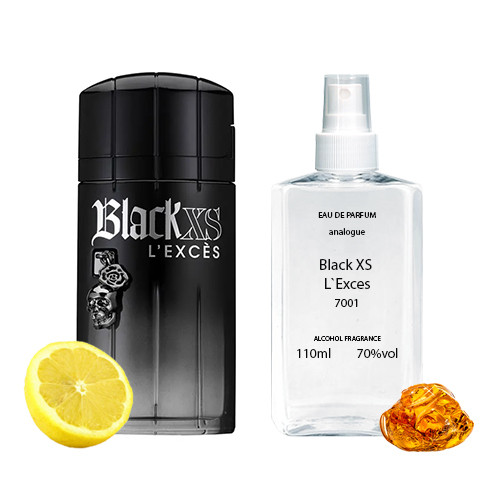 Парфумерна вода для чоловіків Black XS L`Exces (аналог Paco Rabanne) 110 ml №196