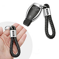 Брелок з лого Audi. Авто брелок з логотипом авто Ауді. Шкіряні брелоки для автомобіліста, фото 3