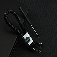 Брелоки з логотипом Nissan. Шкіряні брелоки для ключів на авто злого Ніссан. Автомобільні брелоки, фото 4