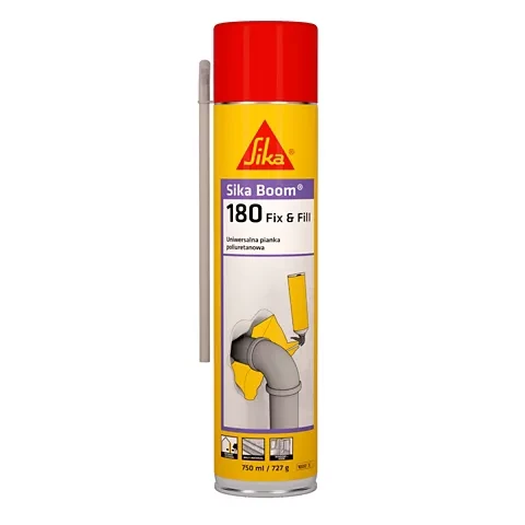Піна монтажна поліуретанова Sika Boom-180 Fix & Fill 750 мл, фото 1