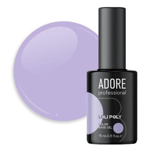 Основа для гель-лаку Adore Loli Poly Base №02 Ніжно-ліловий 15 мл