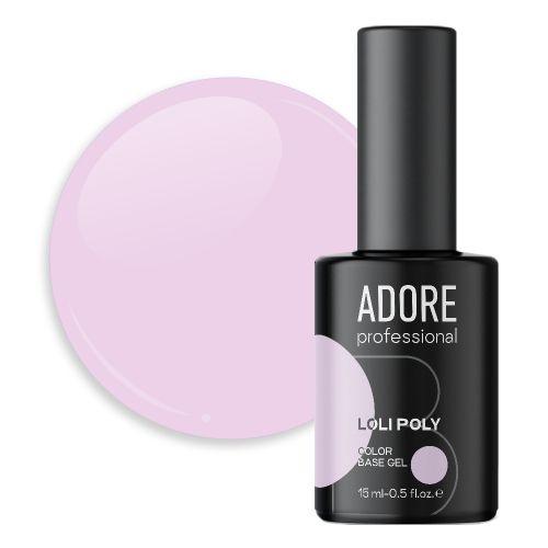 Основа для гель-лаку Adore Loli Poly Base №03 Біло-рожевий 15 мл