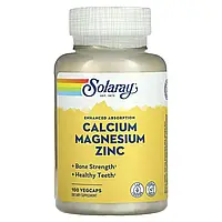 Кальцій магній та цинк (Calcium Magnesium Zinc), Solaray, 100 капсул