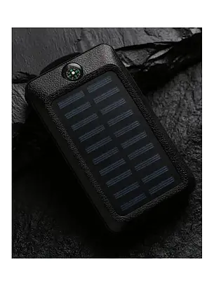 Повербанк з ліхтариком і сонячною батареєю + компас Viaking 50000 mAh N2, фото 3