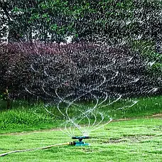 Розумна система поливання автоматичної для газонів на 360 градусів Lawn Sprinkler, фото 6