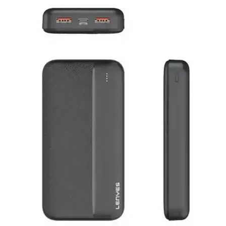 Зовнішній акумулятор Power bank 20000 mAh з USB, Lenyes PX263, Повербанк зі швидким заряджанням, фото 1